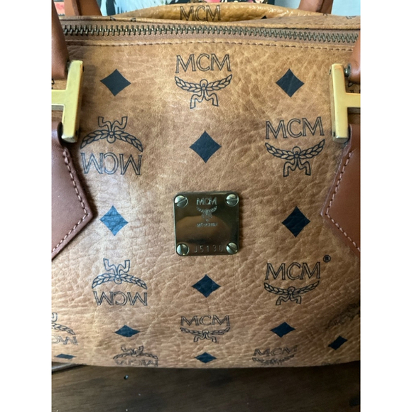 MCM Brown Satchel Bag - Picture 2 of 13